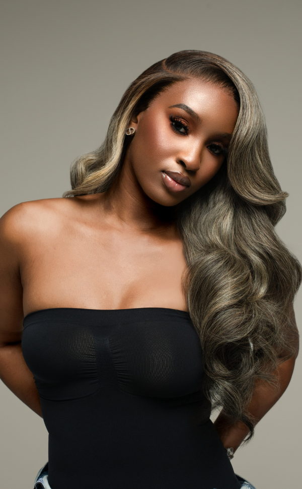 Natural Wavy Ash Blonde Highlights HD Lace