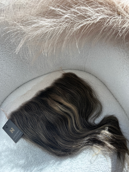 Natural Wavy Ash Blonde Highlights HD Lace
